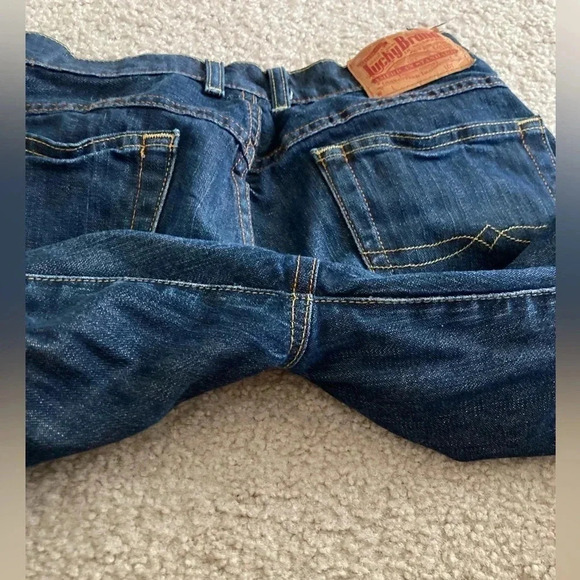 Lucky Brand Dark Wash Boyfriend Jeans Size 4 - Picture 5 of 5